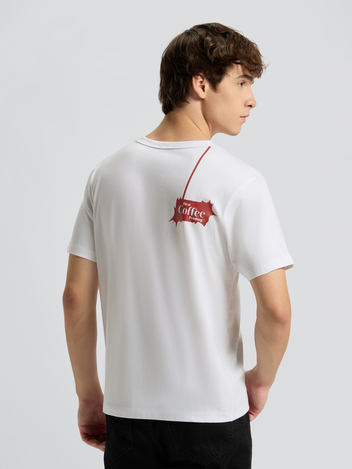 First Coffee Pending Men's Tee