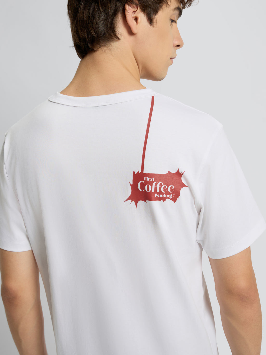 First Coffee Pending Men's Tee