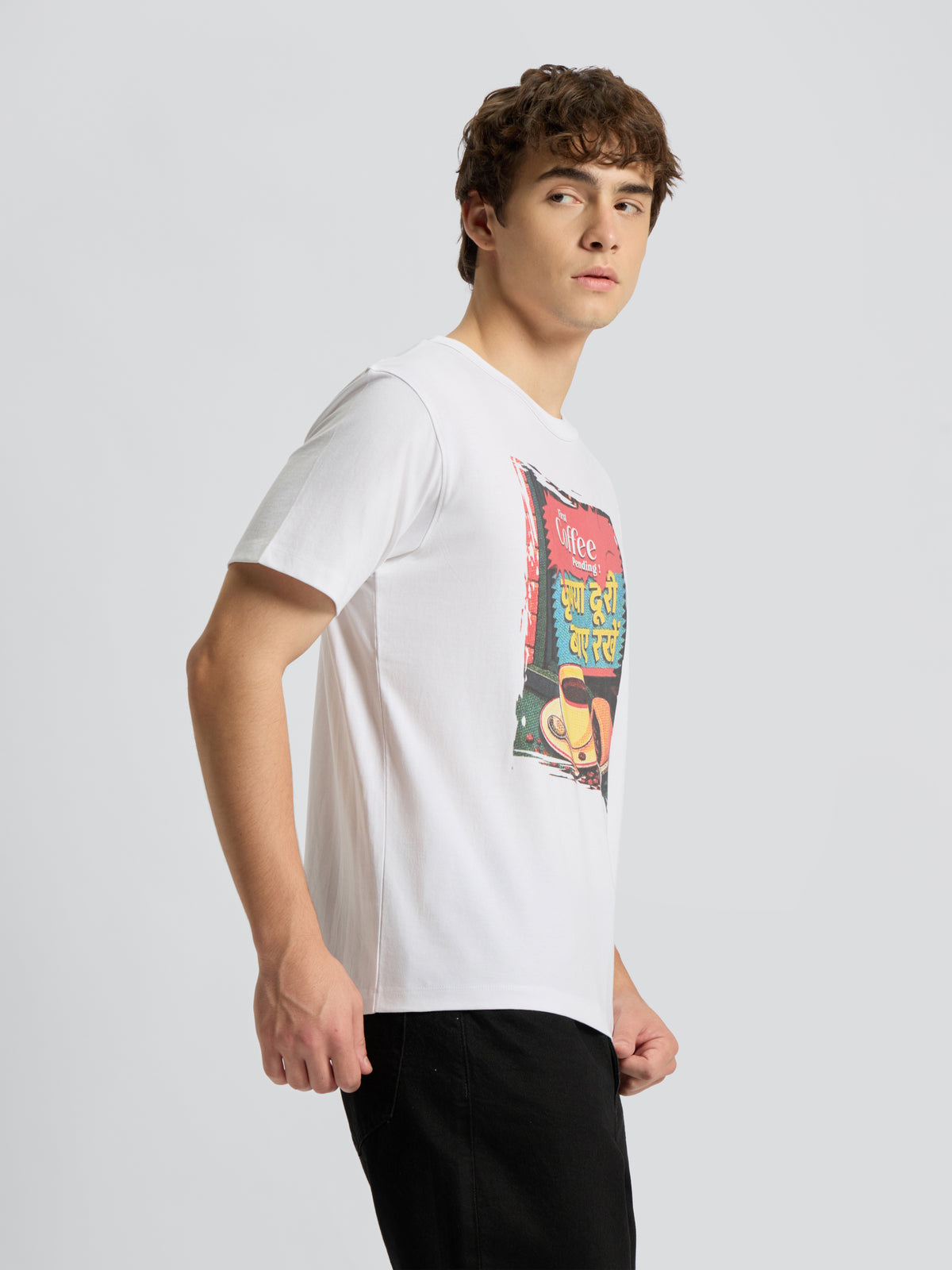First Coffee Pending Men's Tee