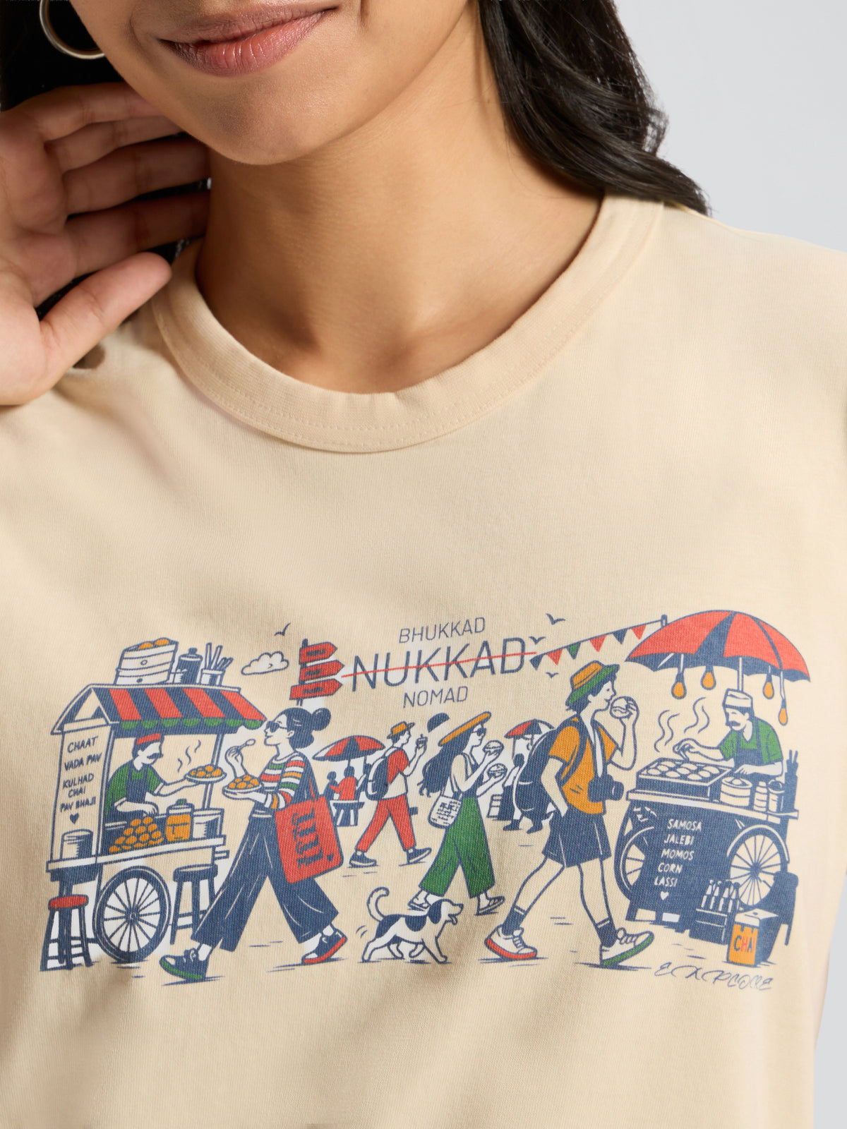 Nukkad Nomad Women's Tee